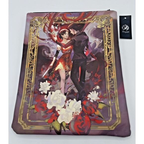 Fairyloot Book Sleeve New - TVD These Violent Delights Chloe Gong 12"x9" Purple - Picture 1 of 9